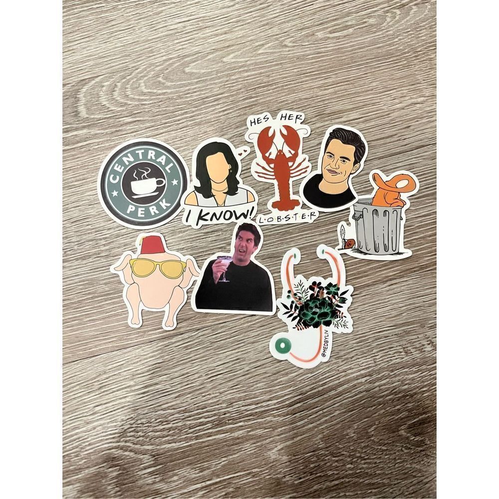 FRIENDS stickers Pack of 8